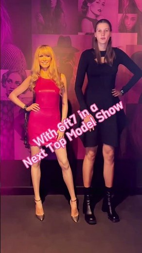 That‘s how a 6ft7 (2m) tall woman would look in a Next Top Model Show #tallmodel #tallgirl