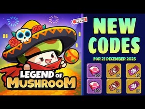 *New* Legend of Mushroom Codes 21 December 2025 || Legend of Mushroom Codes