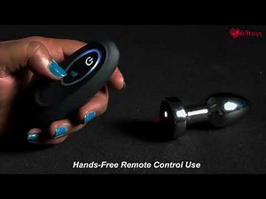 Premium Stainless Steel Anal Plug with Vibration | Adult Toys India | 69toys