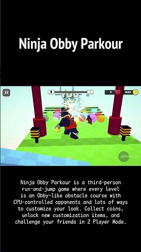 NINJA OBBY PARKOUR