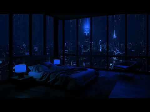 Ultimate Relaxation: 24 Hours of Heavy Rain on the Window for Peaceful Nights 🌧️