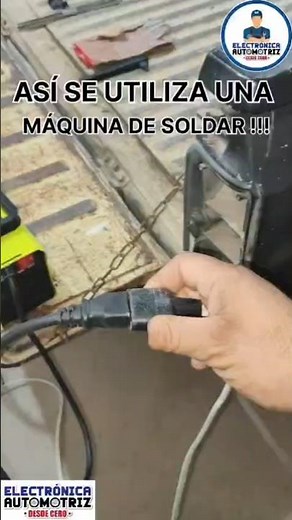 THIS IS HOW YOU USE A WELDING MACHINE!!! #automotiveelectronics #automobile #automotiveelectricity