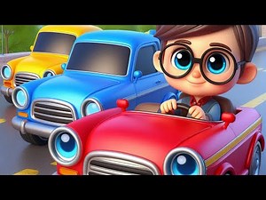 Voitures de course (30 minutes) - Comptines pour enfants