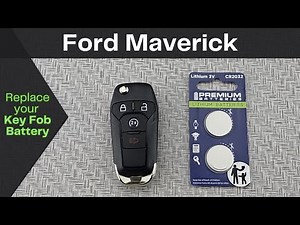 How to DIY Replace or Change a 2022-2026 Ford Maverick Key Fob Remote Battery