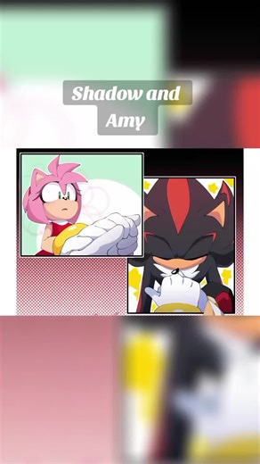 Shadow and Amy #animation #sonicthehedgehog #comic #cartoon #fyp