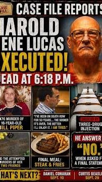 🚨 BREAKING: Florida Executes Harold Gene Lucas After Nearly 50 Years on Death Row