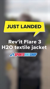 Just landed at Sportsbikeshop – Rev’it! Flare 3 H2O textile jacket. Check it out here… https://bit.ly/rev_it_flare3 | SPORTSBIKESHOP