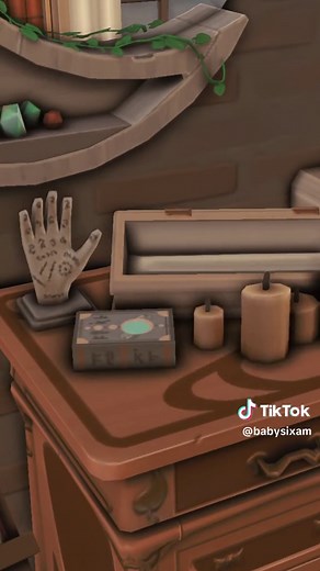 Cute Magic Corner: Sims 4 Witch Cottage Furnishing and Clutter