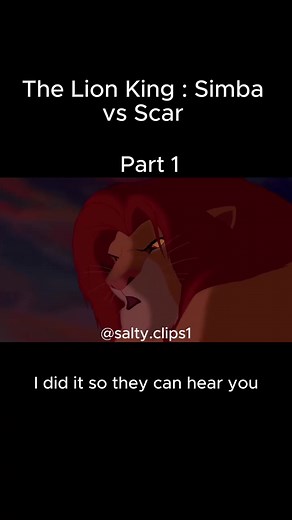 The Lion King- Simba vs Scar #CapCut #fyp #fypシ #foryou #lionking #simba #iconic #viral #netflix #disney