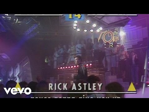 Rick Astley - Never Gonna Give You Up (Live) (Top Of The Pops 1987)