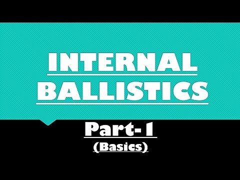 Internal ballistics-BASICS