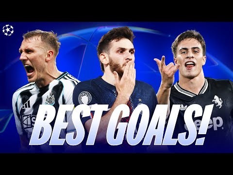 The Best Goals Of The Champions League Season So Far!