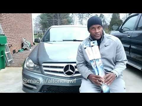Wiper Blades - Mercedes-Benz - How to Remove and replace DIY with Bosch Icon on C-Class E-Class
