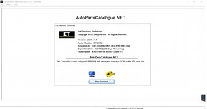 Caterpillar Electronic Technician (CAT ET 2025A)   Factory Password Generator