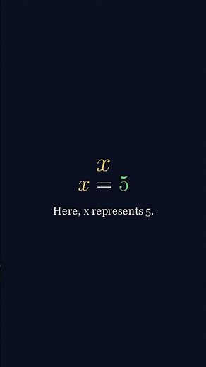 You see x everywhere in math… but what does it actually mean?