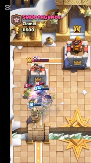 Skeleton invisibly | Clash Royale Giant Secret Pro Trick #shorts