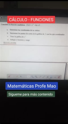 Problemita de Cálculo del tema funciones. Brindo asesoría en matemáticas y física. Informes al 987758286