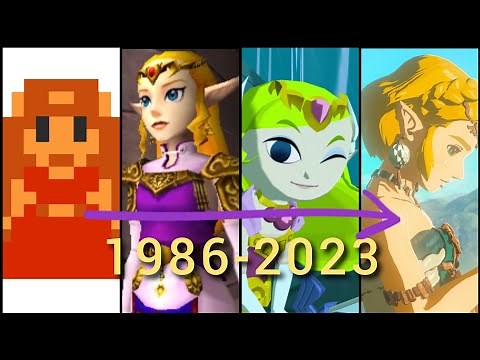 Evolution of Princess Zelda in Main Series Games of The Legend of Zelda