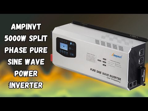Runs Full Home on 48V Battery | AMPINVT 5000W Split Phase Power Inverter - FULL REVIEW