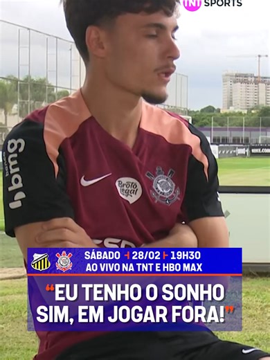 “PODER JOGAR UMA CHAMPIONS LEAGUE”! ✈️🦅 Em exclusiva à TNT Sports, Breno Bidon, um dos destaques do Corinthians, falou sobre a vontade de jogar na Europa um dia! AGORA É SEMIFINAL! 🦅 No sábado (28) tem Novorizontino x Corinthians, às 19h30, pela semifinal do Paulistão, e todos os jogos você só vê na @hbomaxbr! Assine pelo link na BIO! #PaulistãoNaTNT #PaulistãoNaHBOMax #FutebolBrasileiro