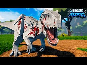 REVEALED! NEW SKINS FOR INDOMINUS AND REXY FROM JURASSIC WORLD!! | ROBLOX Jurassic Blocky