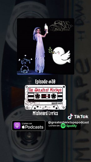 Misheard Lyrics: Stevie Nicks “Just like the one-winged dove”? #music #podcast #lyrics #stevienicks #misheardlyrics
