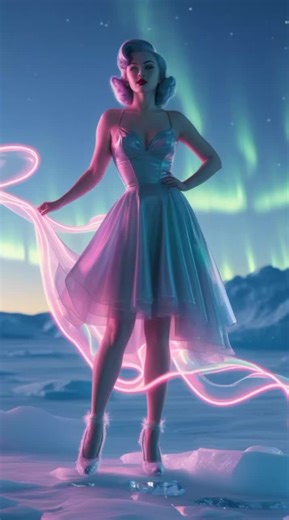 #dance #pinup #winterlandscape #ai #ailove