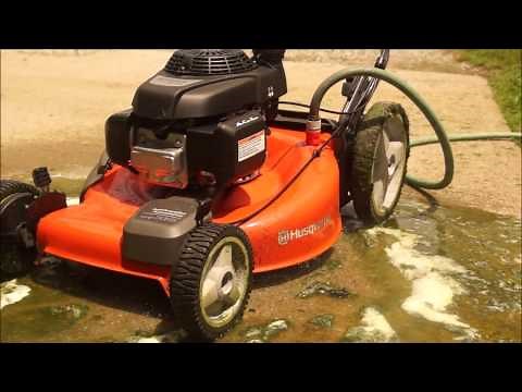 Husqvarna mower deck cleaning