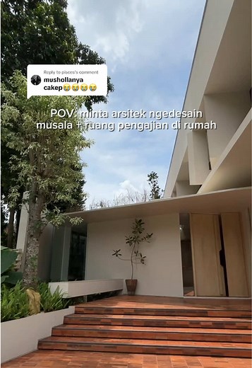 Desain Musala Luas di Rumah Minimalis Pandu & Ria