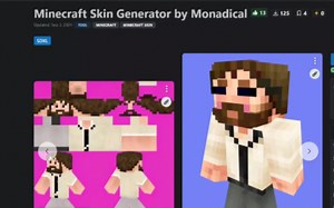 【Minecraft】看看另一个AI模型生成的皮肤是什么样的