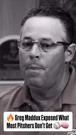 🔥 Greg Maddux Just Exposed What Most Pitchers Still Don’t Get ⚾️🧠 Everyone praises Greg Maddux for his movement and command — but most people are missing his most important point. 👀 He said: “You have to pitch fast enough… then learn to throw slow.” Think about that. Maddux was throwing low to mid-90s. Once he built that foundation, then he learned to mix in slower stuff — like his low-80s changeup. But if your fastball is in the low 80s and you learn a low-80s changeup… there’s no contrast —