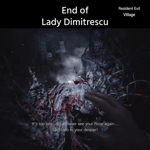 Lady Dimitrescu Boss Fight 🩸 | Resident Evil Village #residentevilvillage