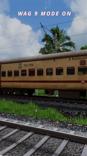 Wag 9 mode on | train simulator classic | Indian Train Games #train #traingame #shorts #railworks