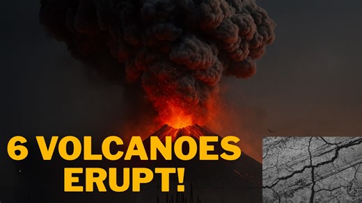 Six Volcanoes Erupt After Massive 8.8 Earthquake in Russia