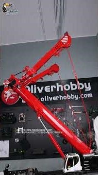 Check out this custom-colored 1/14 scale RC hydraulic mobile crane truck D1350