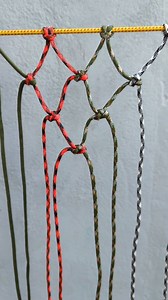 an easy tie net knot. #RopeDIY #ropetutorial #bestknot #netknot | Millie