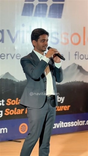 Navitas Solar on Instagram: "POV: This is what building #Bharat’s energy future looks like - conversations that matter, connections that last, and a shared vision powered by the sun. ☀️ Choose 𝐁𝐡𝐚𝐫𝐚𝐭 𝐤𝐚 𝐚𝐩𝐧𝐚 𝐒𝐨𝐥𝐚𝐫 – 𝐍𝐚𝐯𝐢𝐭𝐚𝐬 𝐒𝐨𝐥𝐚𝐫 🇮🇳 Contact us today 👉 +91 70 690 70 990 [ Clean Power, Solar Manufacturing, Industrial Solar, Factory Tour, Green Energy, Solar Energy, Renewable Energy, Solar Panels, Solar Installation, Solar India, Industrial Power, Factory Power, Sola