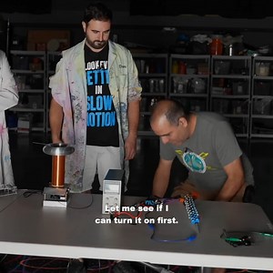 Gav and Dan are turning up the voltage with Mehdi ElectroBOOM as they capture some lightning-like footage of electrical arcs! Dan may have been put through some pain in this one… Sorry Dan. | The Slow Mo Guys