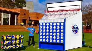 These clever dudes built an epic basketball and 'Connect Four' hybrid game