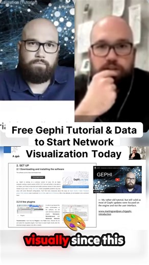NodeXL on Instagram: "Free Gephi Tutorial & Data to Start Network Visualization Today 12 Jan : nuel.ink/TiqvVN #NodeXL #SocialMediaResearch #NetworkAnalysis #HashtagAnalytics #SentimentAnalysis #DigitalResearch #SocialMediaAnalytics #DataVisualization"