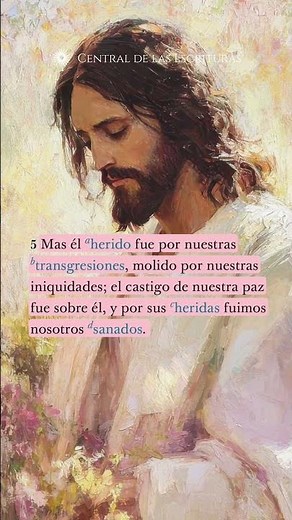 🌸Isaías 53:5🌸¿Qué piensa de este hermoso versículo?