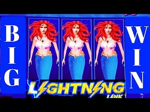 LIGHTING LINK Slot Machine BIG WIN/Free Games & Lighting Link Features WON ! 10cent Denomination