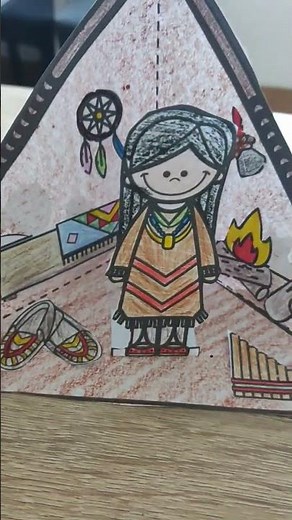 Native American build teepee #americanhistory