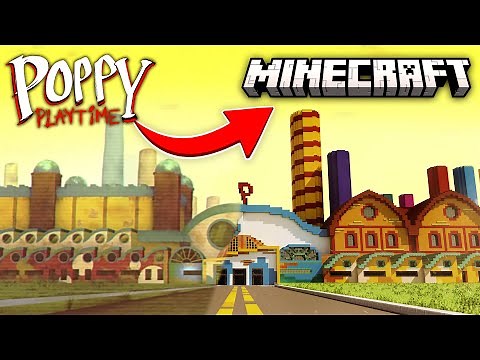 Building Poppy Playtime Factory [HD MINECRAFT TIMELAPSE]