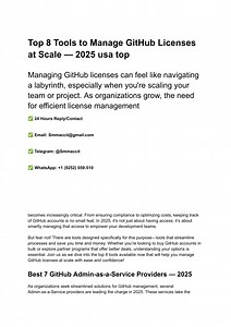 Top 8 Tools to Manage GitHub Licenses at Scale — 2025 usa top - SlideServe