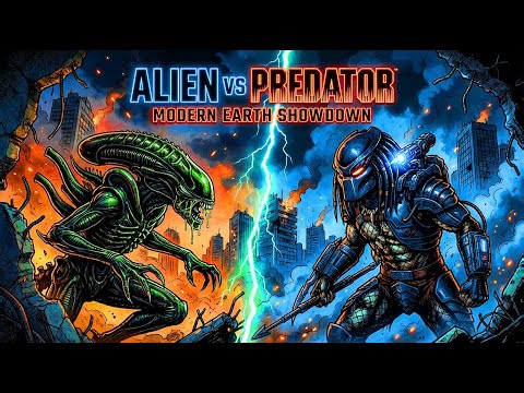 What If an ALIEN Collided With a PREDATOR on Modern Earth?
