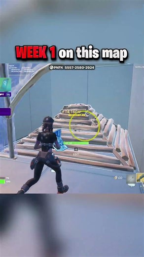 day 1 😞 vs week 1 😈 with this warm up! #fortnite #shorts