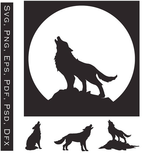 Buy Wolf Howling Moon Png, Wolf Howling Svg, Wolf Howling Silhouette, Wolf Clip Art, Wolves Svg, Wolf Silhouette, Crescent Moon Wolf Svg, Online in India - Etsy
