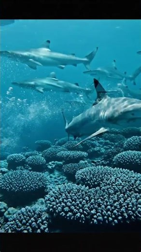 Predators of the Deep: The Great White Shark 🦈🌊#Sharks #GreatWhiteShark #MarineLife #OceanDeep