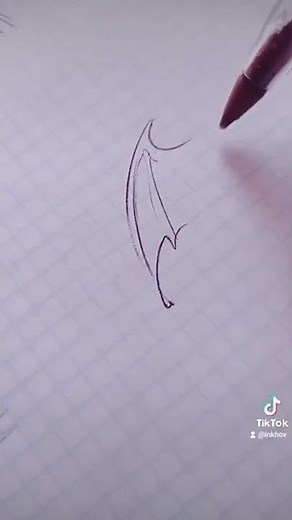 How to Draw Dragon Wings 🐲 #art #drawing #arthack #tips #drawing #howtodraw #artist #tip